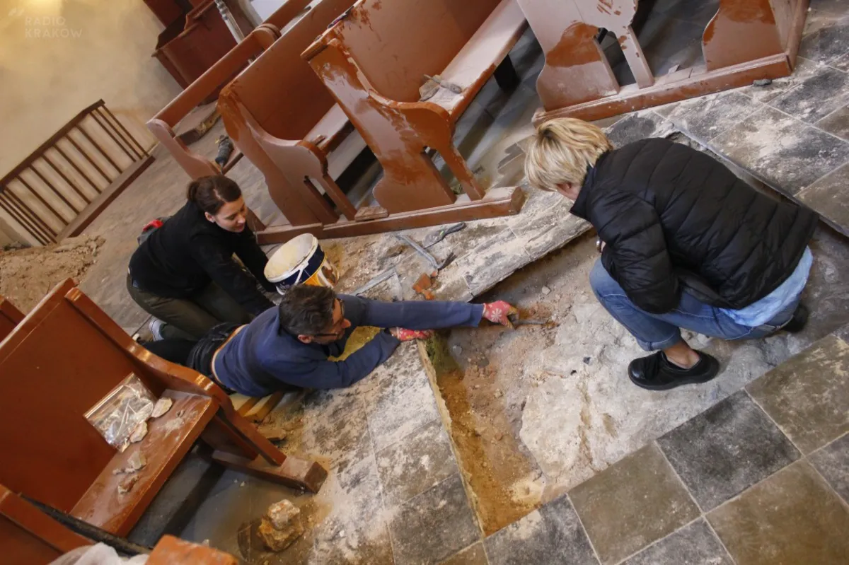 Badania archeologiczne w kościele św. Idziego