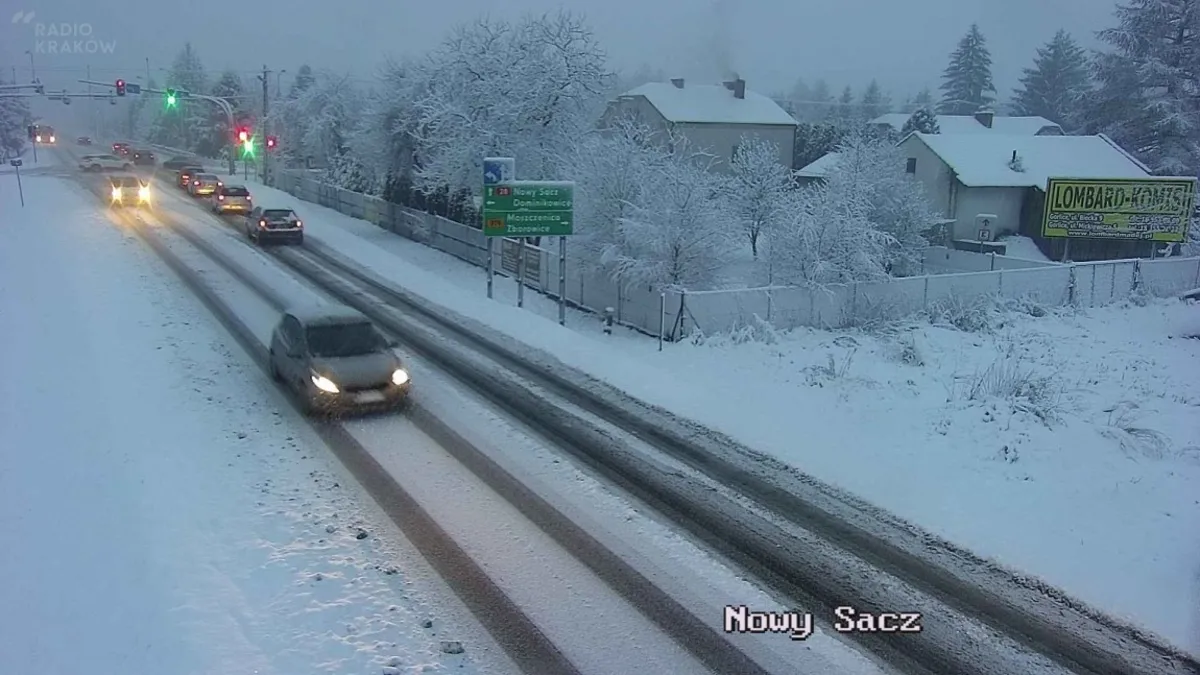 Kolejny atak zimy w Małopolsce