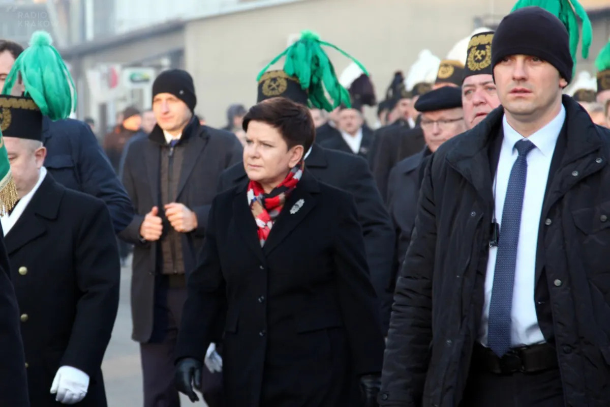 Premier Beata Szydło świętowała Barbórkę z górnikami w rodzinnych Brzeszczach. Pochód otwarła orkiestra