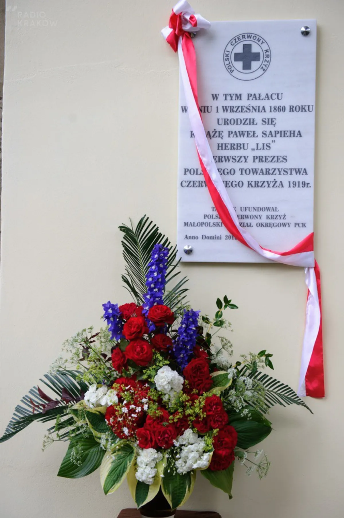 W Tarnowie odsłonięto tablice pamiątkową ku czci księcia Pawła Sapiehy, fot. Paweł Topolski