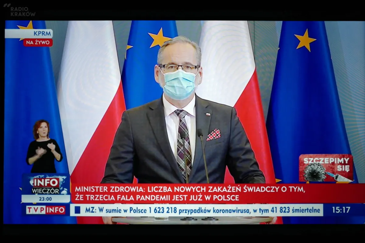 Minister zdrowia: trzecia fala pandemii już jest w Polsce; pojawiła się też mutacja południowoafrykańska 