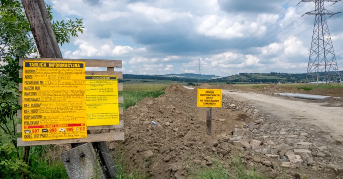 Budowa zachodniej obwodnicy Nowego Sącza (01.07.15)