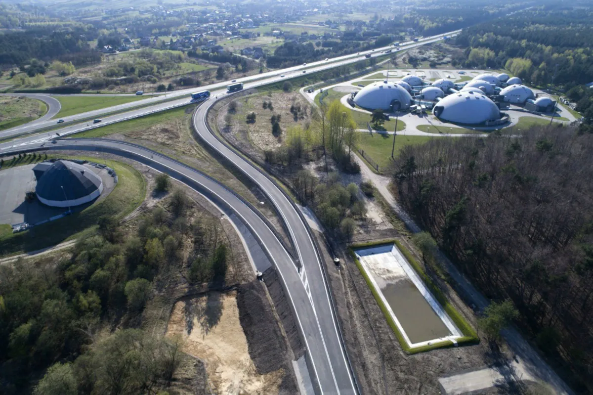 Od piątku można korzystać z rozbudowanego węzła Rudno na autostradzie A4