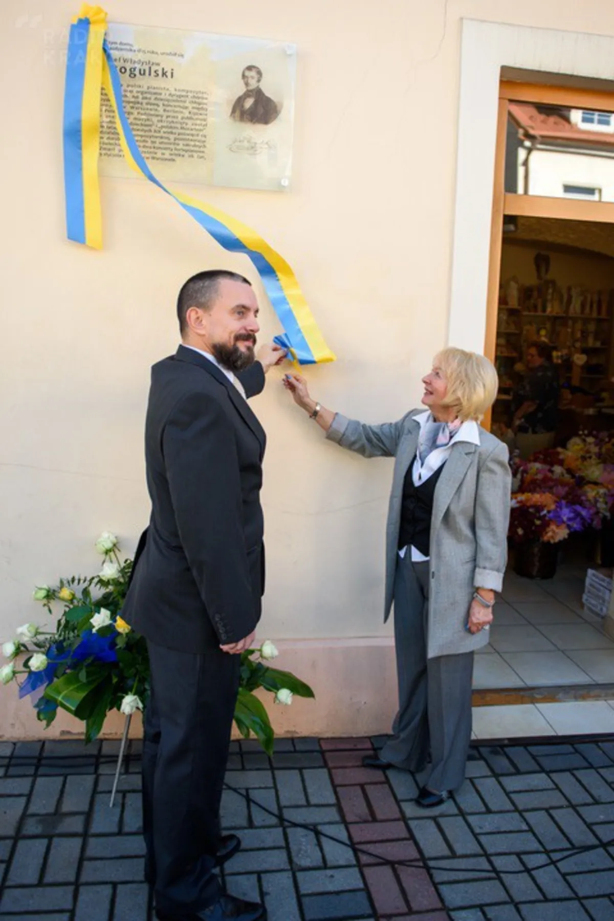 Tablica pamiątkowa dla tarnowskiego Mozarta - 3.10.15 - fot: Paweł Topolski