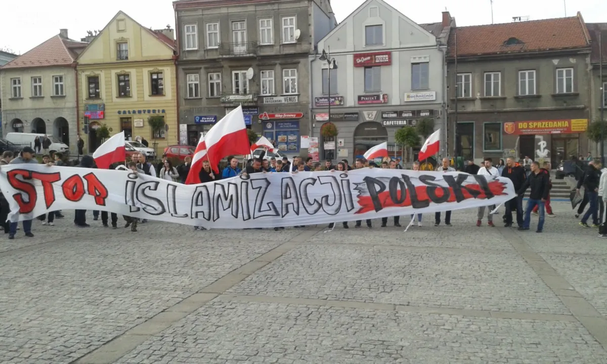 Bochnia: protest przeciwko przyjmowaniu islamskich imigrantów
