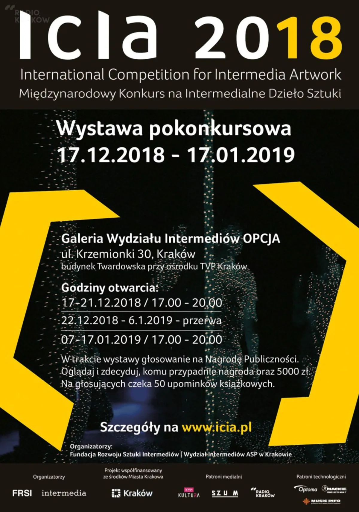 Znamy laureatów pierwszego, Międzynarodowego Konkursu na Intermedialne Dzieło Sztuki
