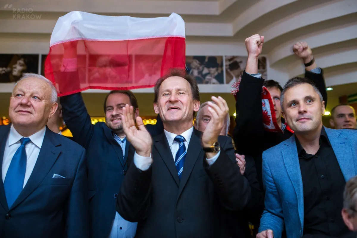 Wieczór wyborczy PiS w Tarnowie. Fot. Artur Gawle