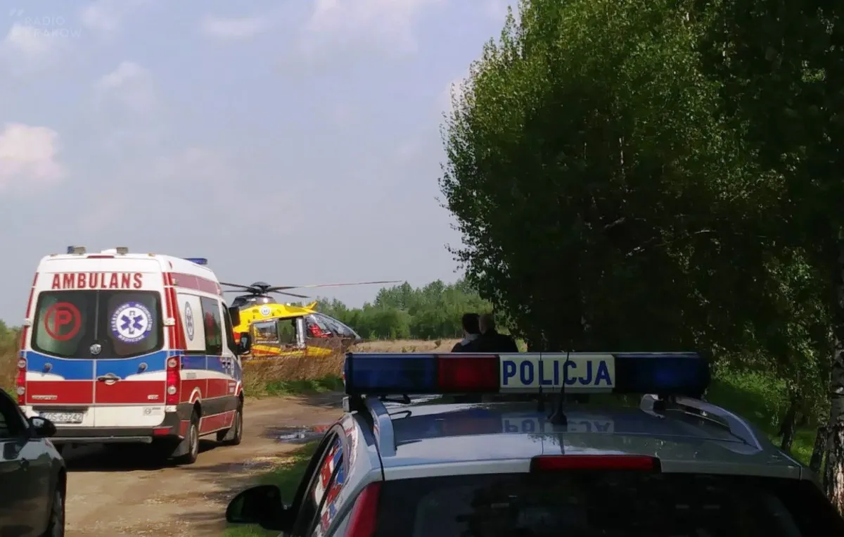 36-latek przez pomyłkę wypił żrącą substancję