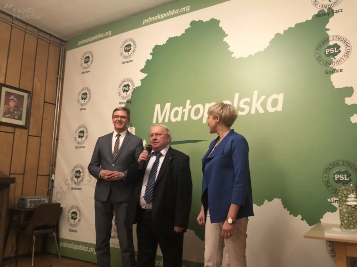  Agnieszka Ścigaj i Adam Jarubas z PSL-u otworzyli swoje biuro w Krakowie