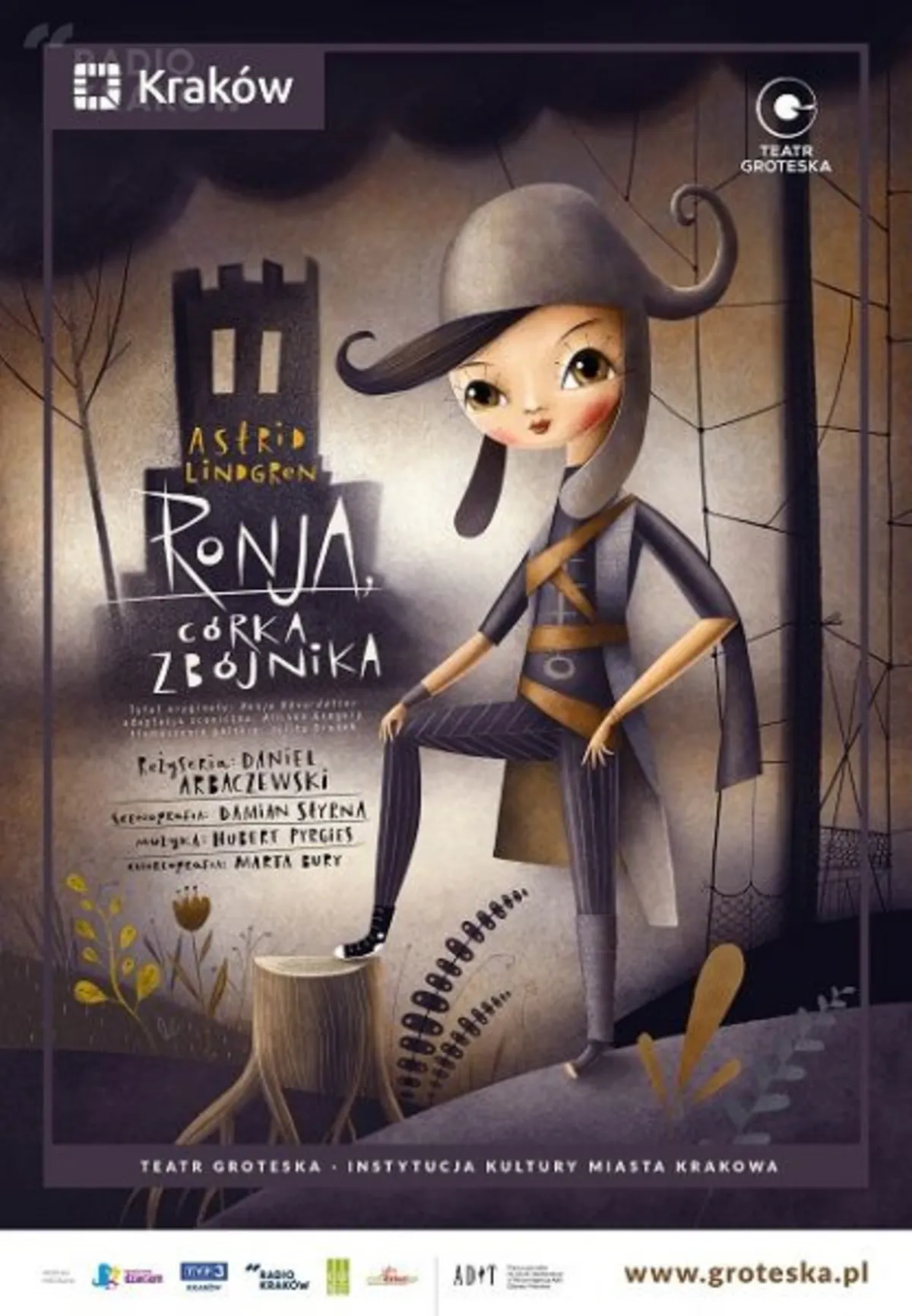 "Ronja, córka zbójnika" w Teatrze Groteska - premiera 18 maja!