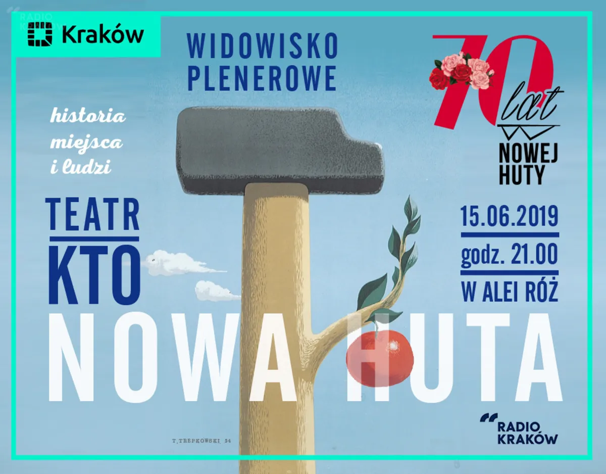 Widowisko "Nowa Huta" w Alei Róż
