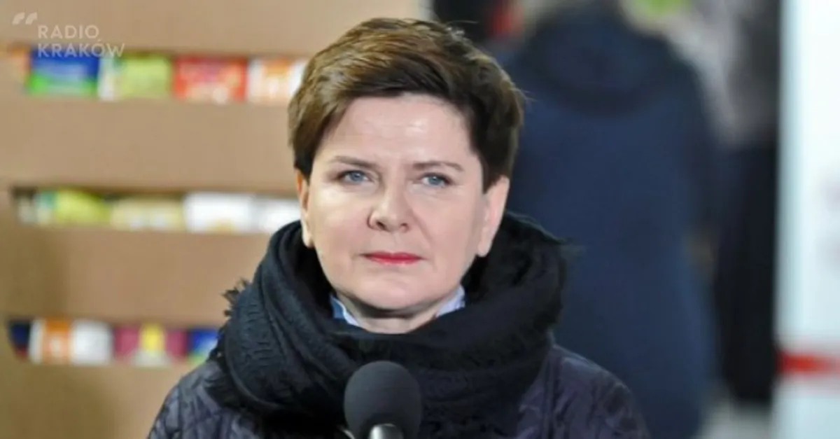Premier Beata Szydło w Caritasie