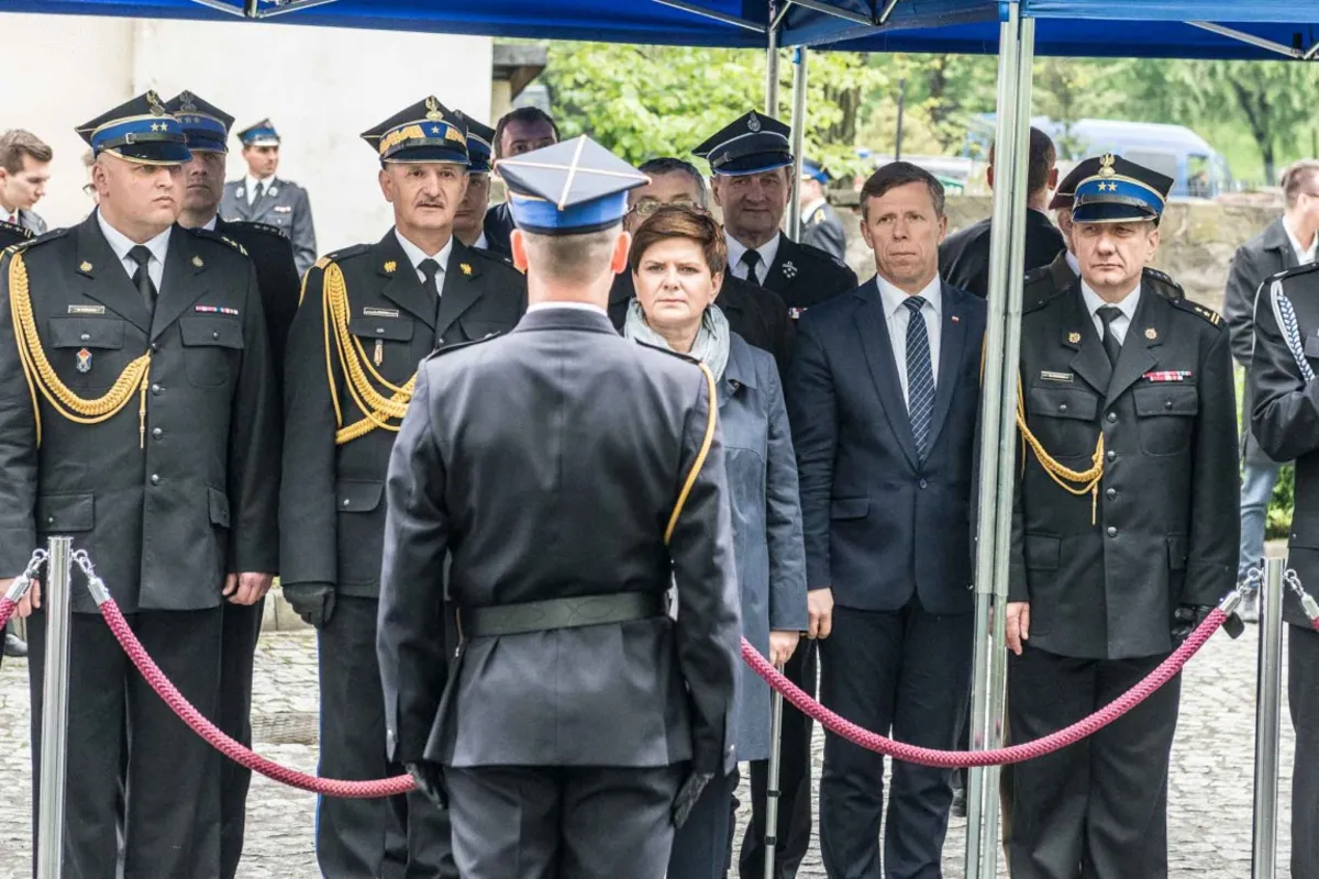 Wojewódzkie obchody Dnia Strażaka  w Suchej Beskidzkiej  fot: Szymon Góralczyk
