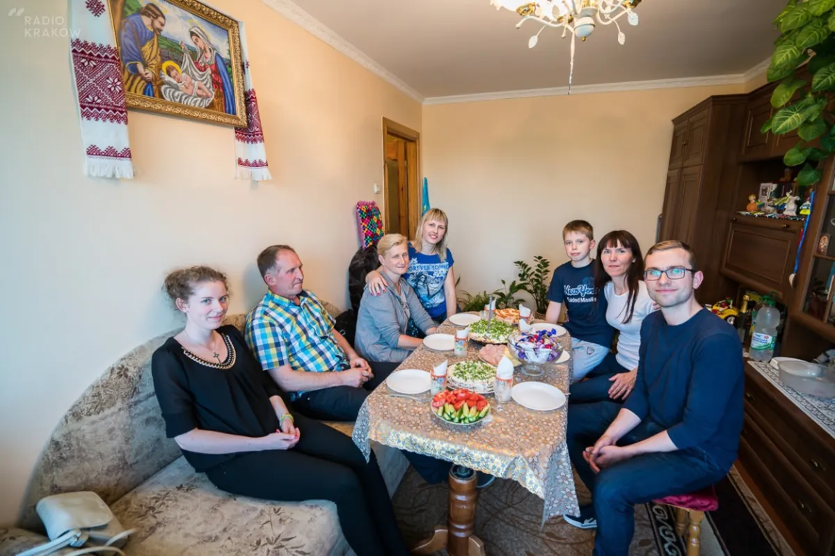 Jaworów na Ukrainie - spotkanie z rodzinami żołnierzy