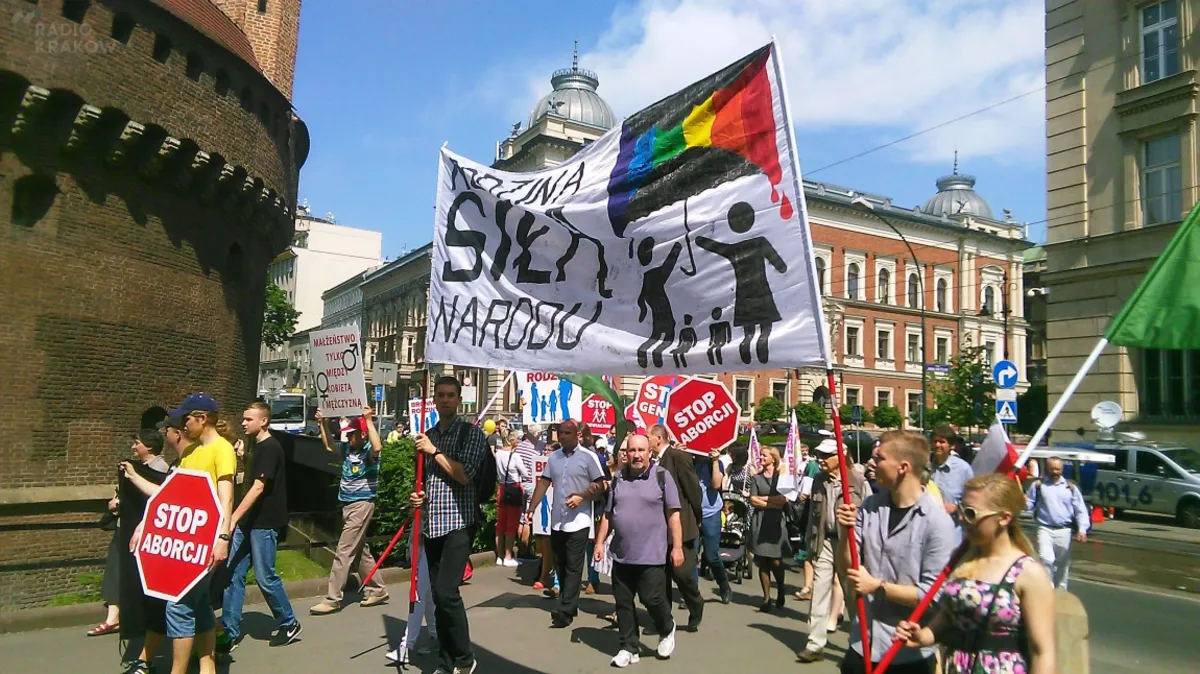Marsz dla Życia i Rodziny na ulicach Krakowa 29.05.16 fot: Teresa Gut