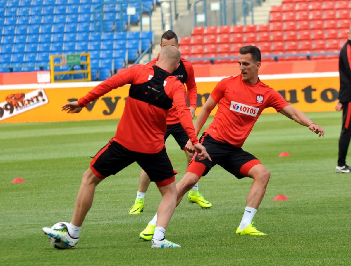 Kadra trenowała na stadionie Wisły 05.06.2016 Fot.M.Lasyk