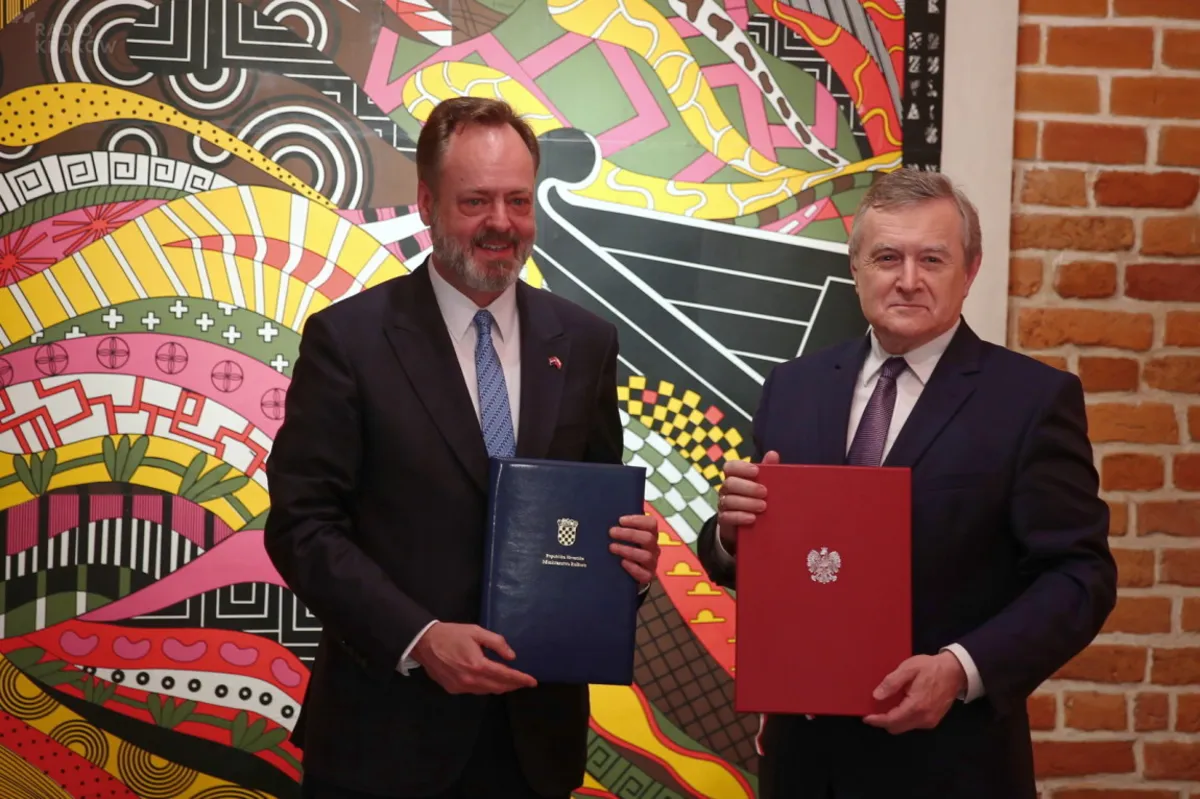 Minister Gliński podpisał umowę o współpracy kulturalnej Polski z Chorwacją 