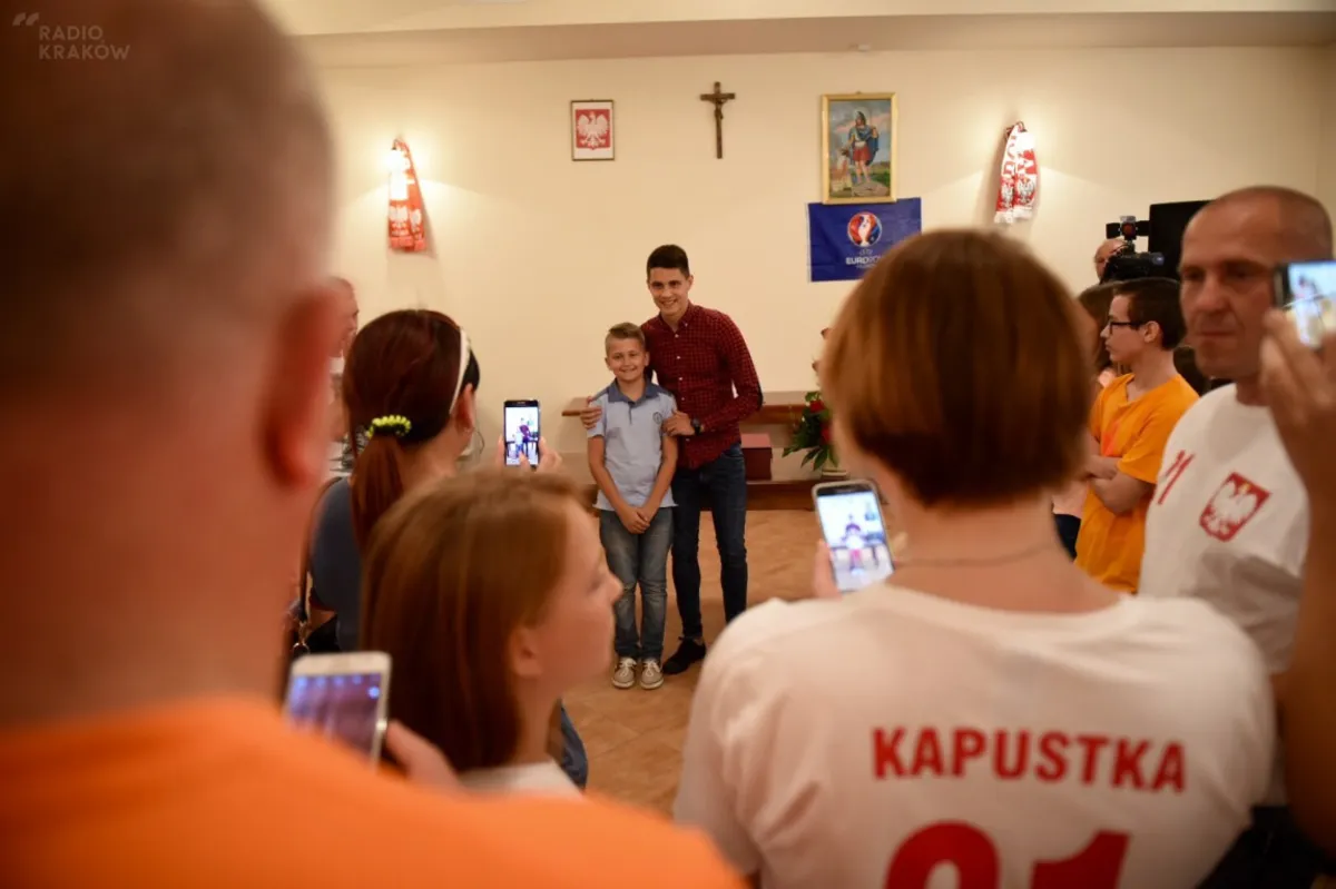 Bartosz Kapustka podziękował kibicom ze swojej rodzinnej Pogórskiej Woli za wsparcie podczas Euro 2016
