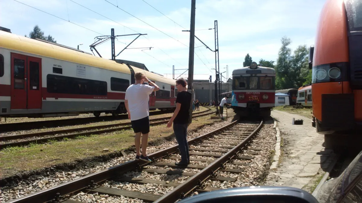 Pociąg pomalowany na ŚDM 23.07.16