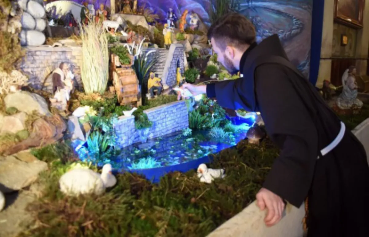 Ogromna szopka powstaje już w sanktuarium w Kalwarii Zebrzydowskiej