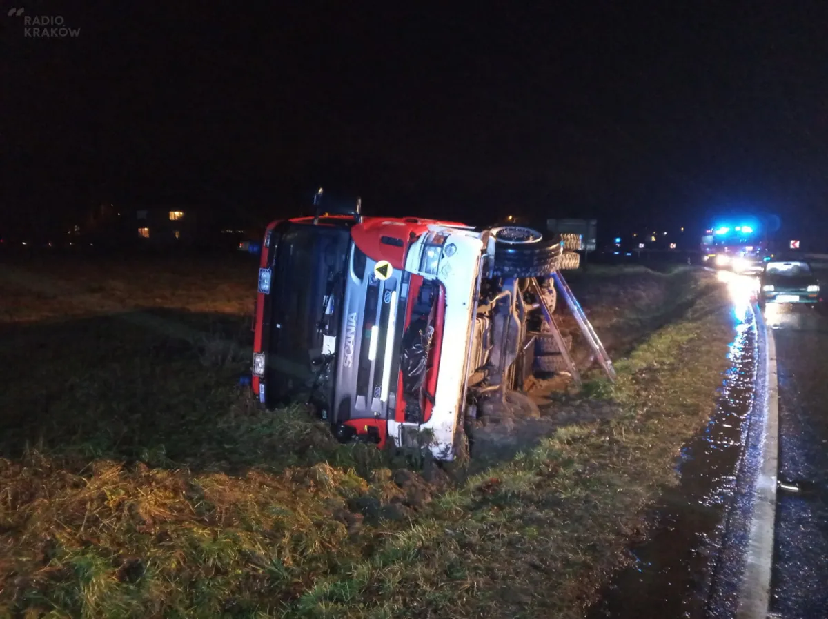 Jak doszło do wypadku strażaków z Oświęcimia? Sprawę bada policja