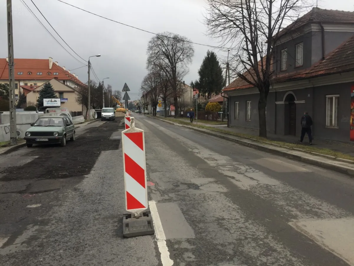 Remont ulicy Lwowskiej mocno doskwiera wadowickim kierowcom