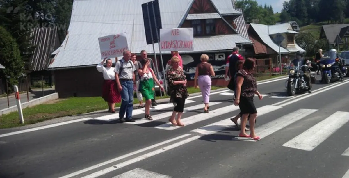 Kolejna blokada zakopianki