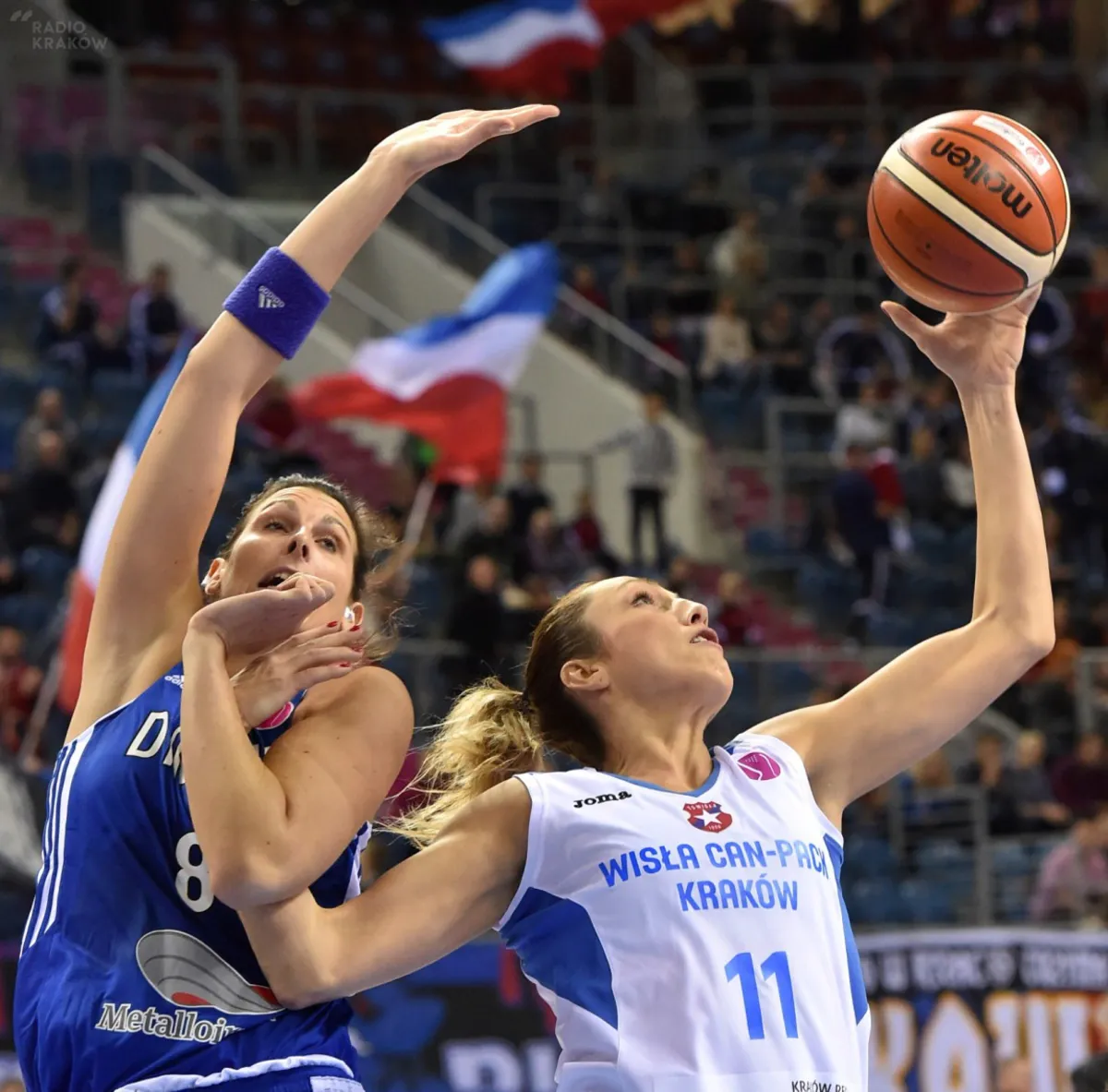Mecz Wisły Can-Pack w Tauron Arenie Kraków - fot. Jacek Bednarczyk/PAP