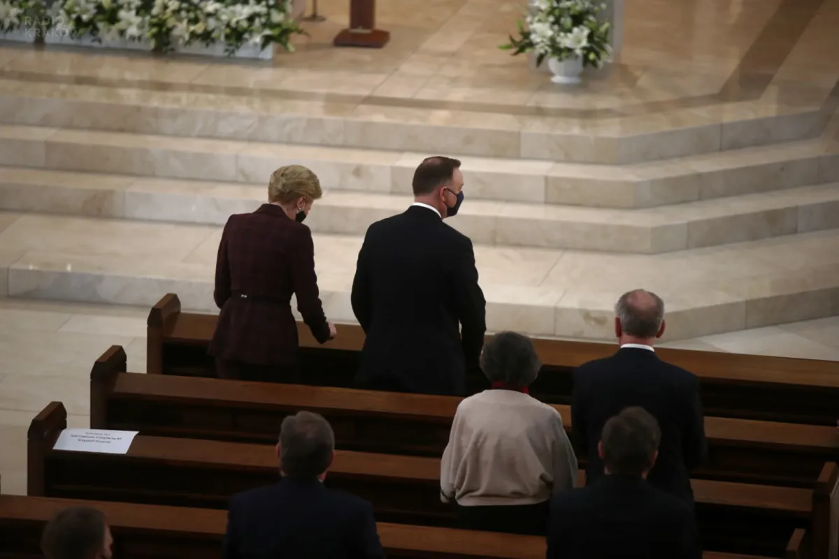 Kraków: Msza z udziałem prezydenta i premiera w sanktuarium im. św. Jana Pawła II