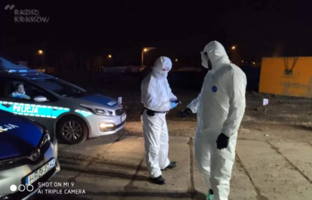 Są zarzuty dla operatora dźwigu, który kłamał, że ma koronawirusa
