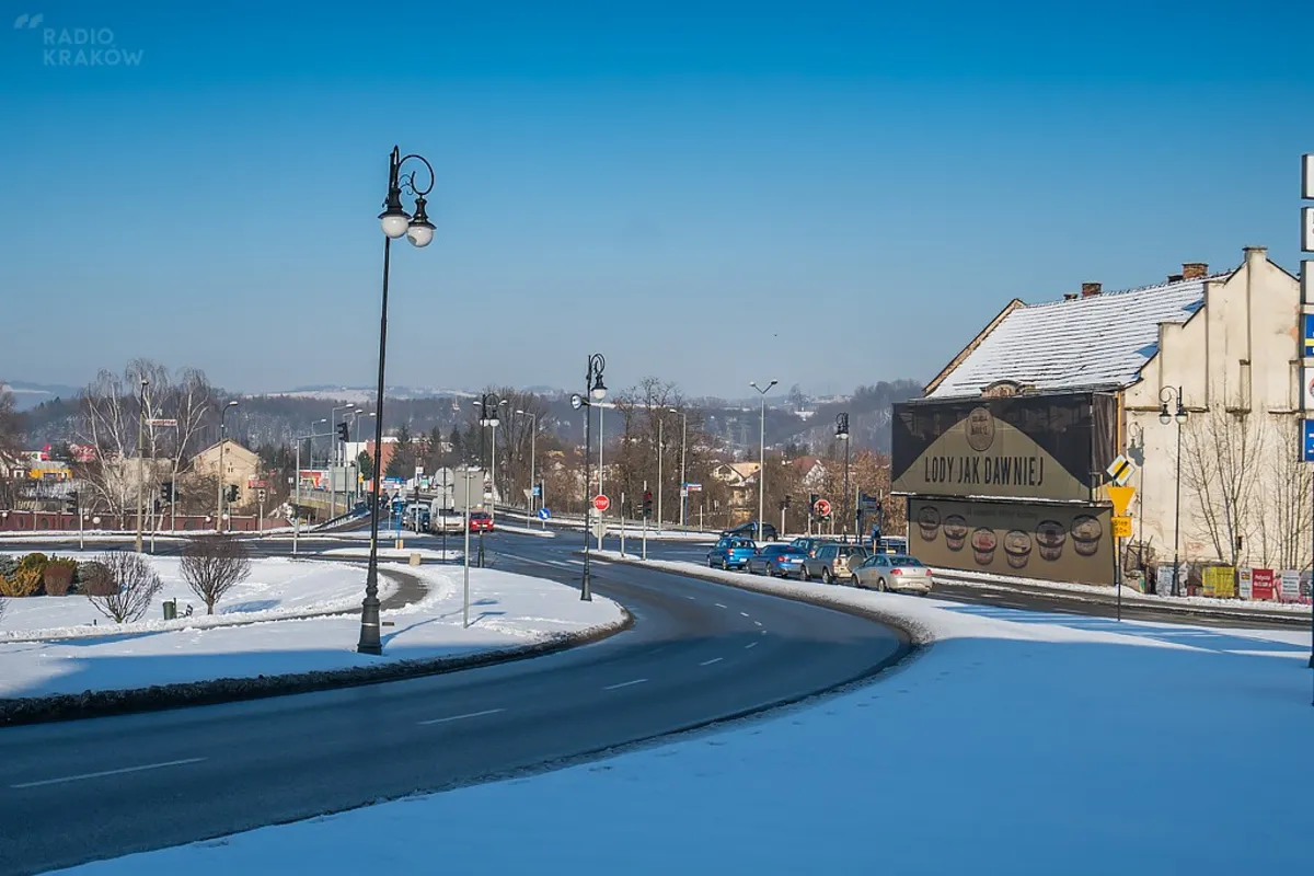 Most Heleński w Nowym Sączu (16.01.2017)