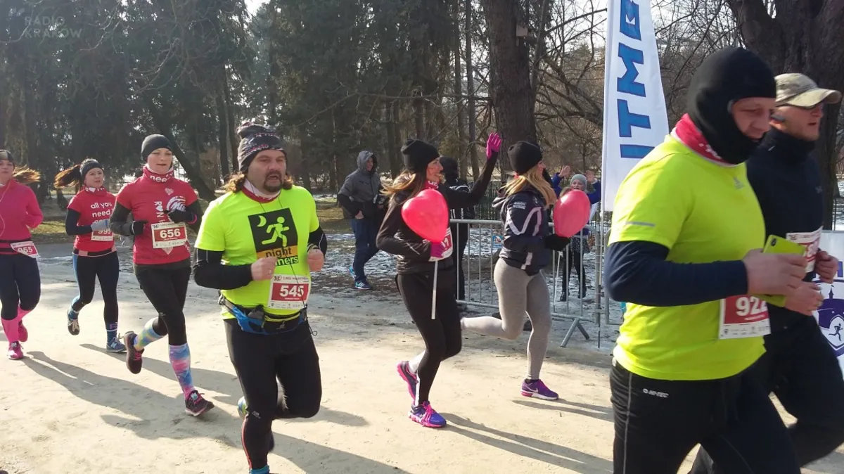 II Bieg Walentynkowy w parku Jordana