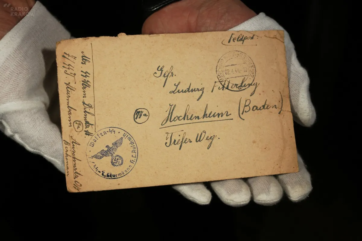 List esesmana w archiwum Muzeum Auschwitz