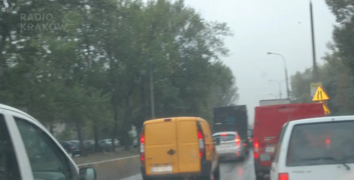 Remont na "zakopiance" utrudnia ruch na obwodnicy Krakowa