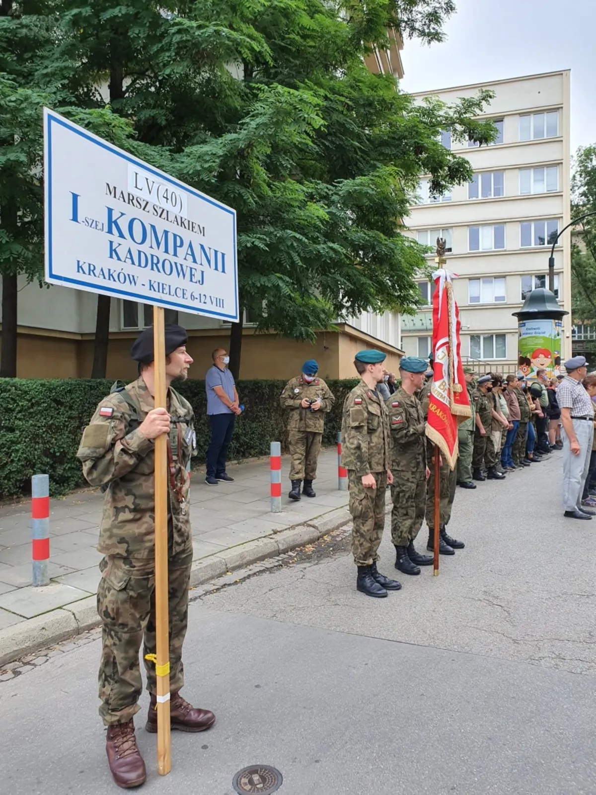 55. wymarsz Kadrówki z Krakowa do Kielc