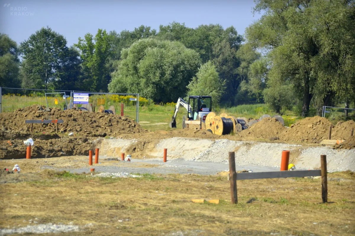 Trwa przebudowa kąpieliska w Przylasku Rusieckim