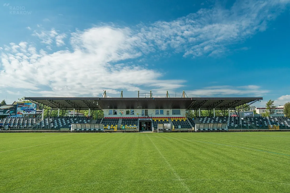 Obecny stadion Sandecji w Nowym Sączu