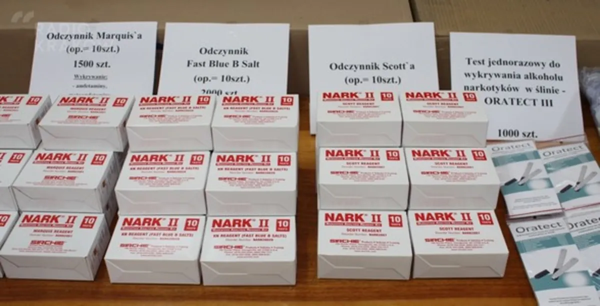 Narkotesty w prezencie od marszałka