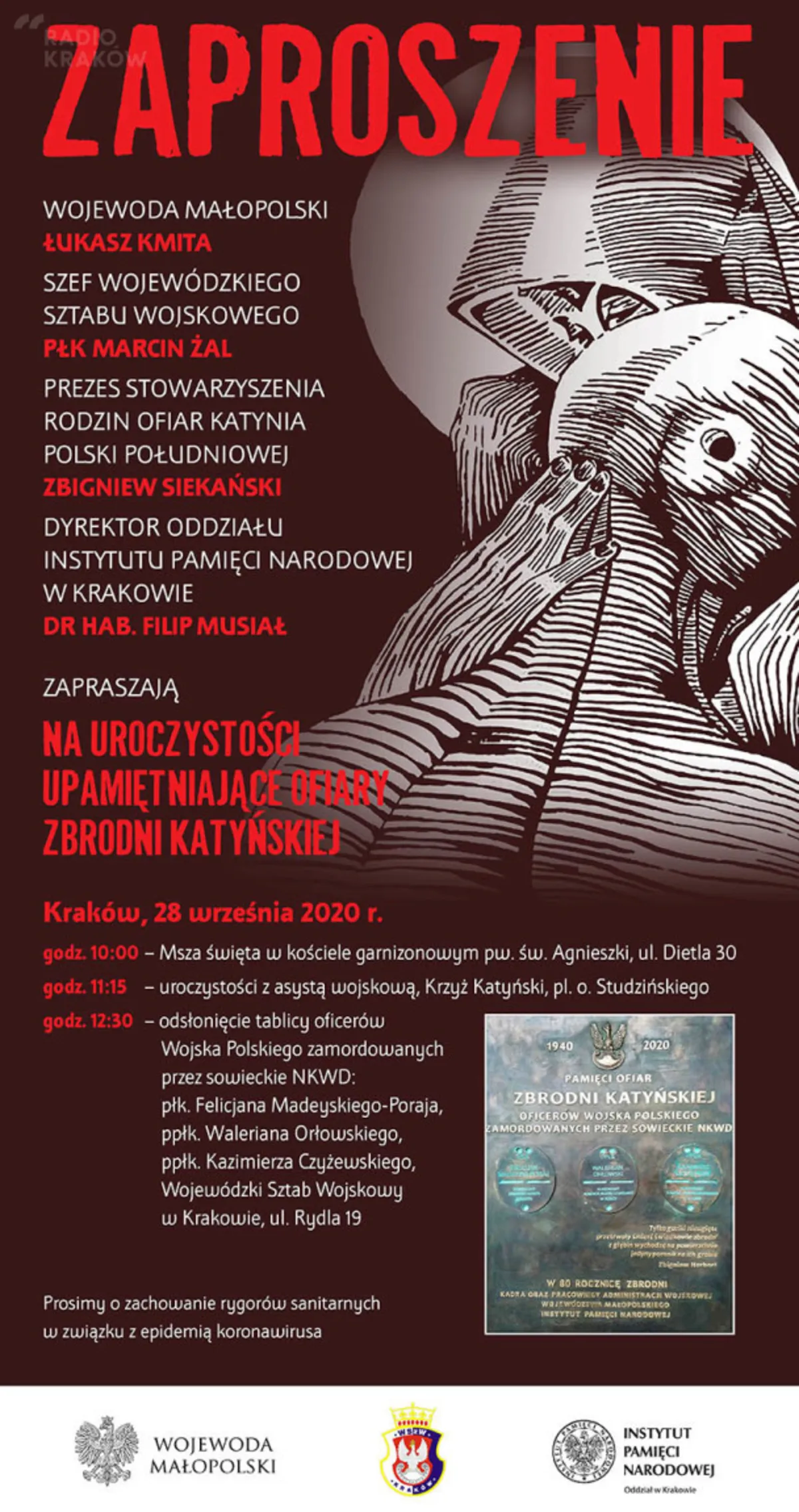 W Krakowie odbywają się uroczystości upamiętniające Ofiary Zbrodni Katyńskiej