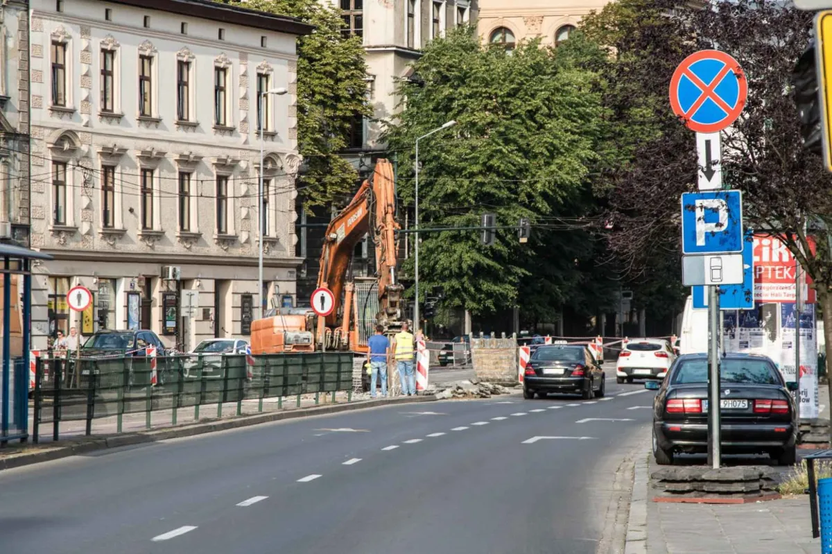 Remont na Grzegórzeckiej