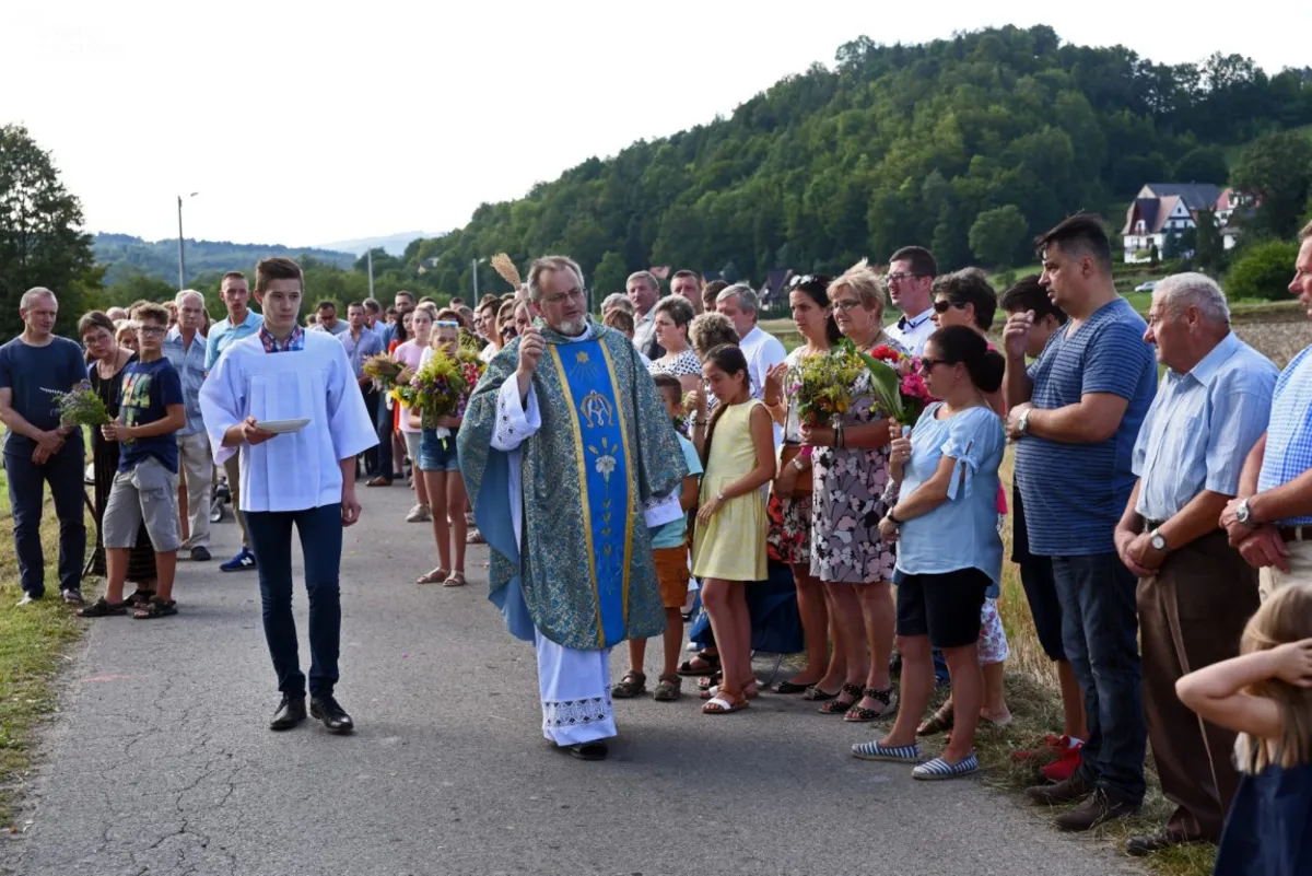 Święcenie bukietów w Lubniu-Zarębkach
