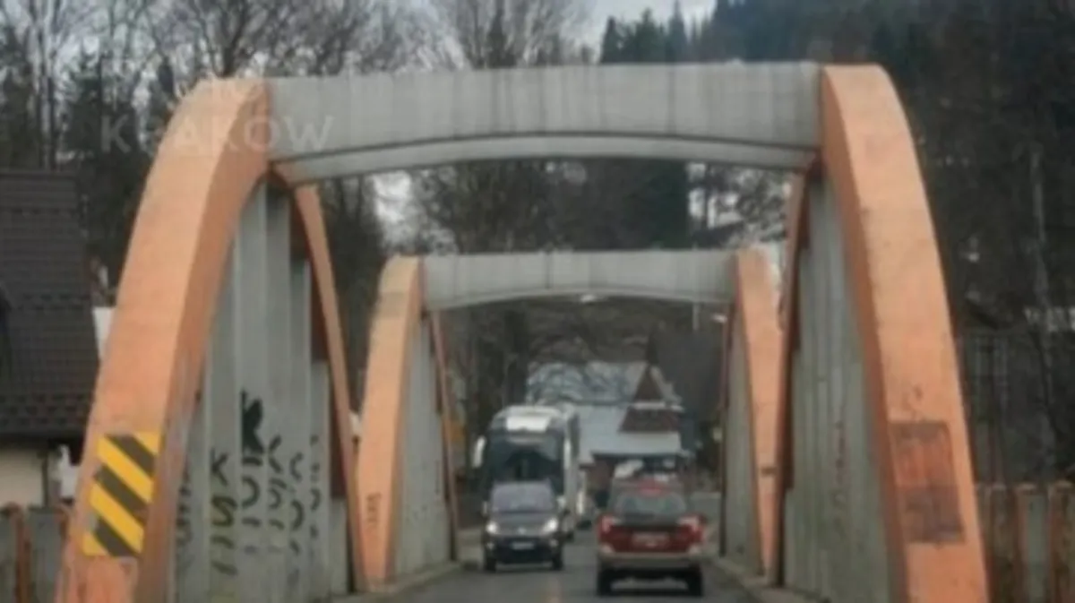 Biały Dunajec: most zamknięty do 6.00 rano