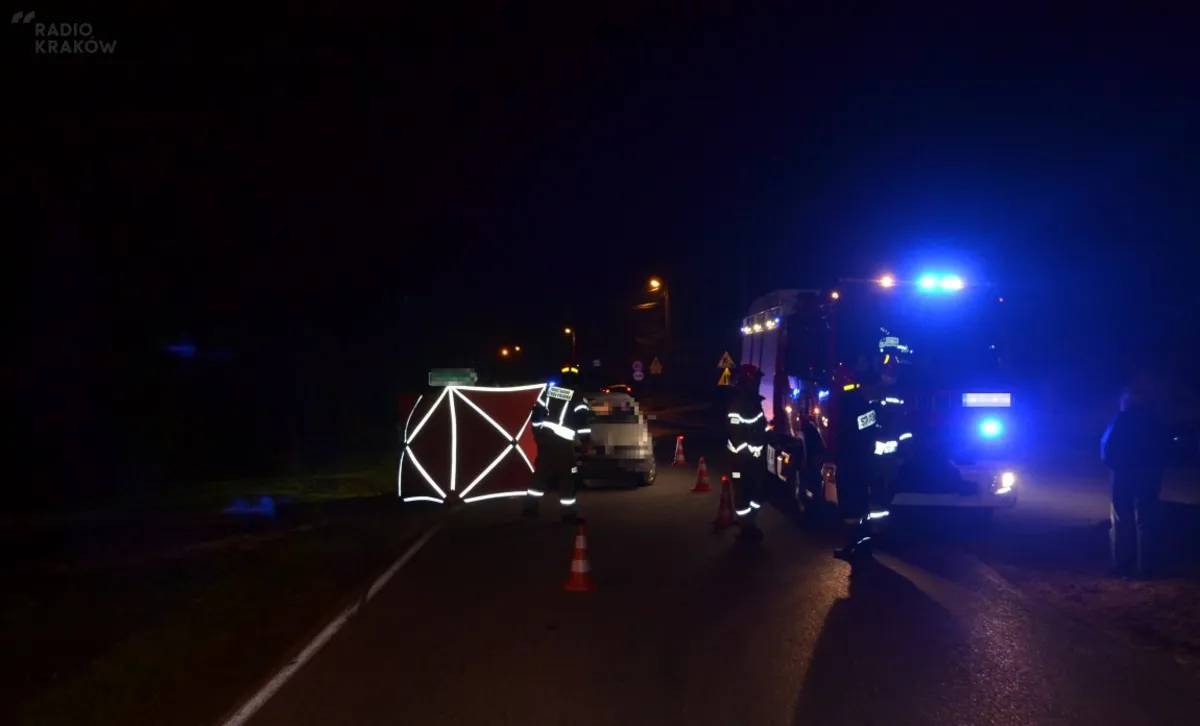 Policja poszukuje świadków potrącenia pieszej w Rzeszotarach gm. Świątniki Górne
