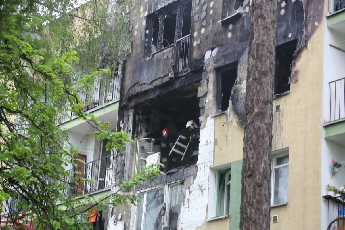 Część mieszkańców wraca do domów przy ul. Wojska Polskiego