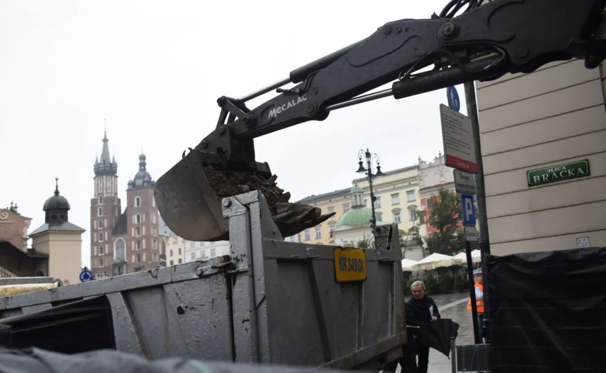 Wiercenie pod Rynkiem Głównym