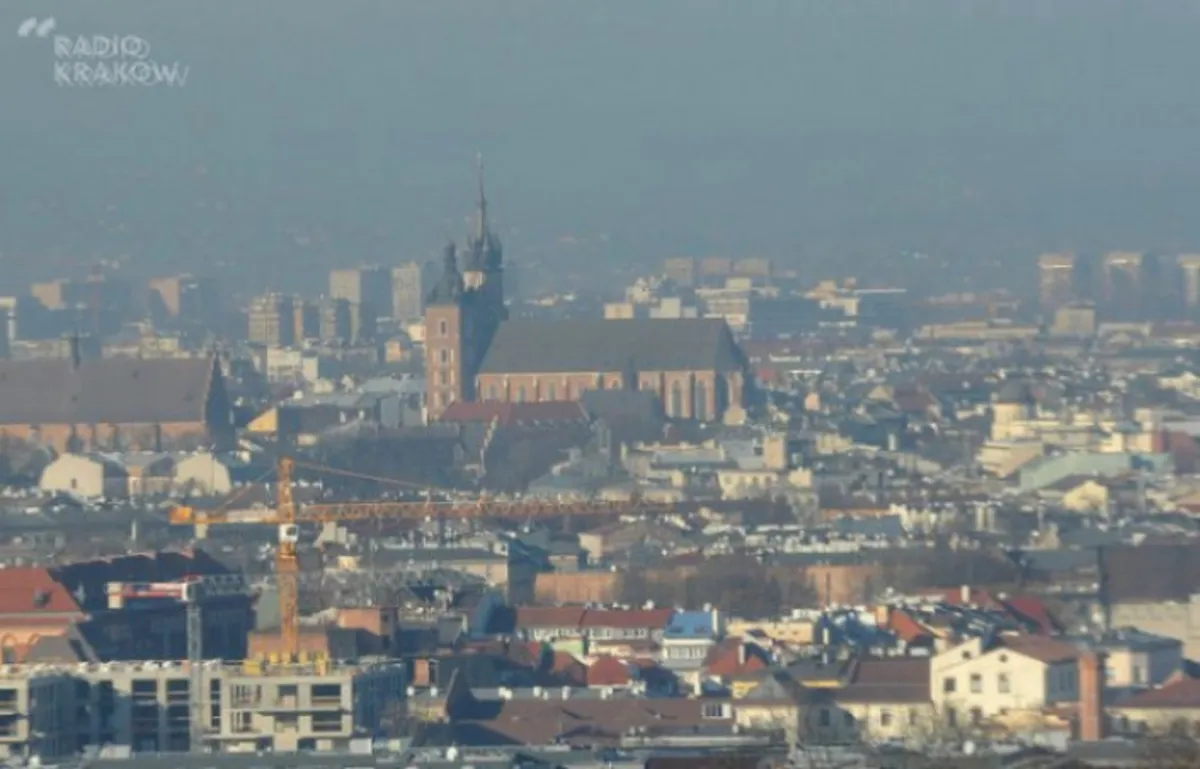 IMGW ostrzega przed przekroczeniem norm zanieczyszczeń w Krakowie