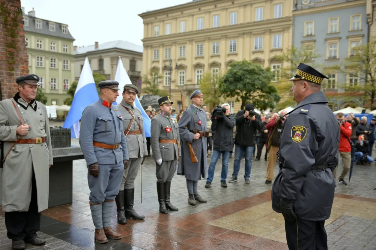 99. rocznica wyzwolenia Krakowa - inscenizacja