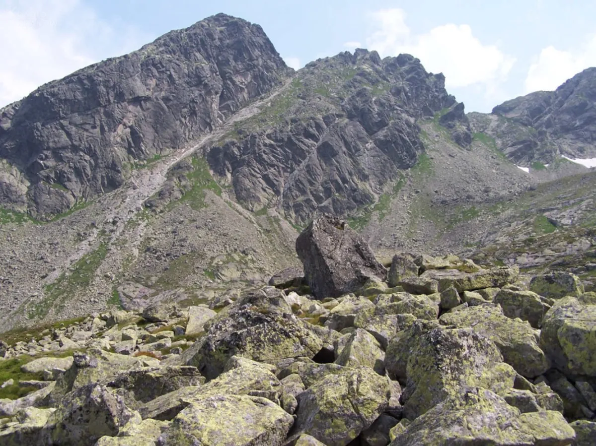 Tatry: wypadek w rejonie Zadniego Kościelca. Turysta poślizgnął się