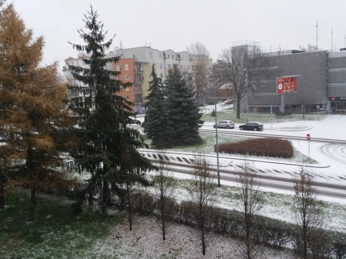 Trudne warunki na drogach w Małopolsce