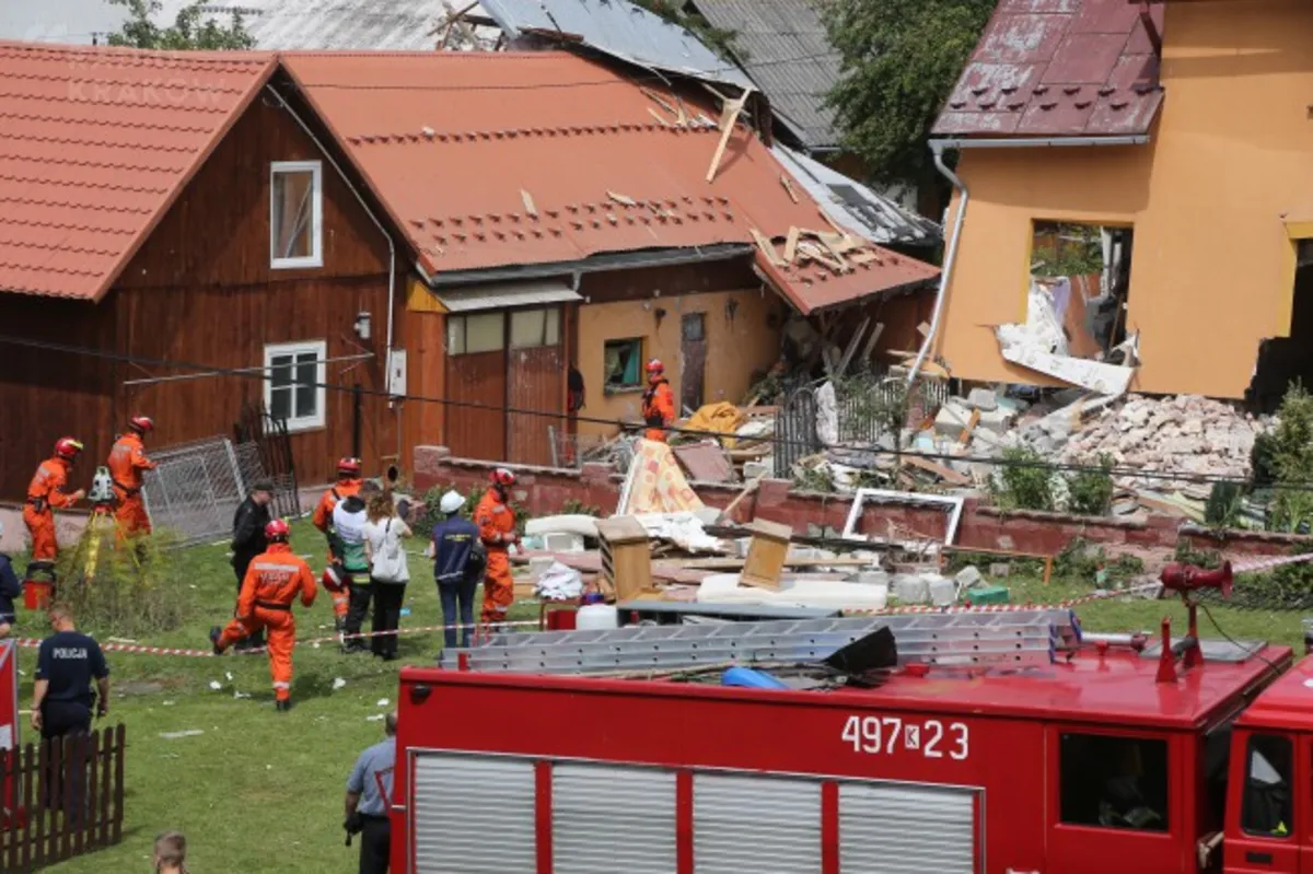 Wybuch gazu w Kluszkowcach koło Nowego Targu. Jedna osoba nie żyje 